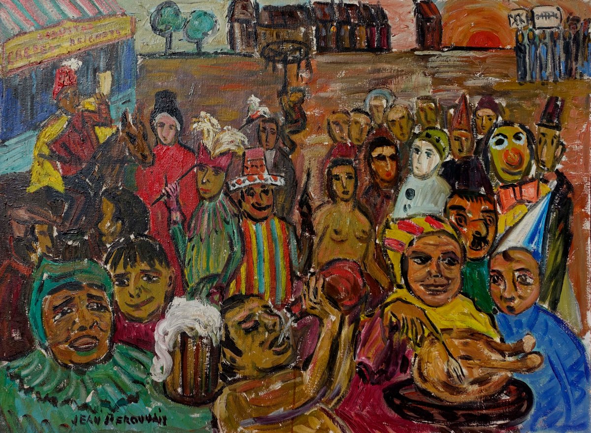 Jean Deroubaix (1931-2023) - Le Carnaval -