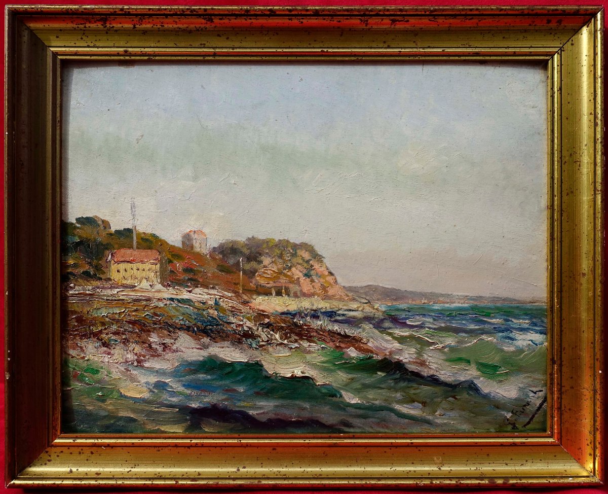 La Corniche 1910 - Environs de Marseille - Signature à Déchiffrer -