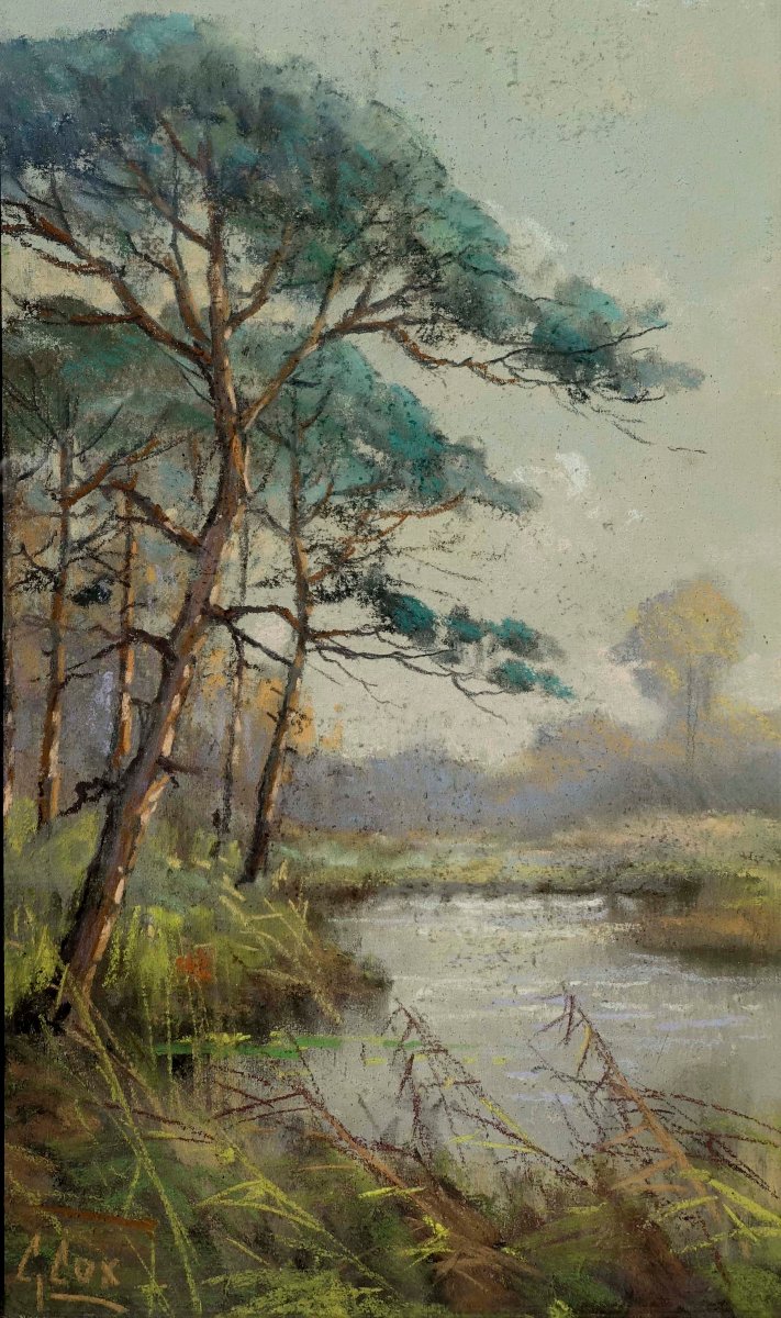 Garstin Cox (1892-1933) - Bord de Rivi&egrave;re 1920 --photo-3