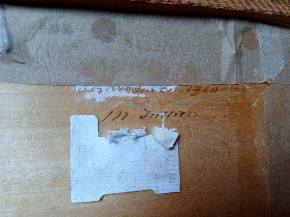 Maurice Jullien - Pair Of Miniatures, 1910 + 1 Small Barbizon, 1890 --photo-7