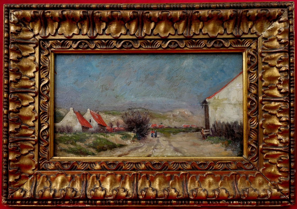 Frans Binjé (1835–1900) – La Panne, 1890 – Belgian Coast – Original Frame –