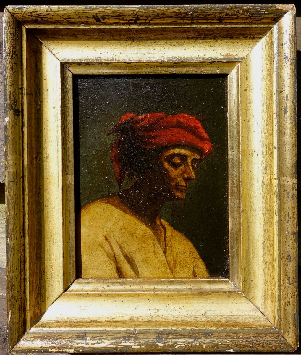 François-Gabriel Lépaulle (1804-1886) - Etude Miniature 1855 --photo-6