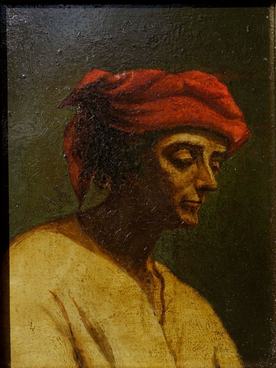 François-Gabriel Lépaulle (1804-1886) - Etude Miniature 1855 --photo-8