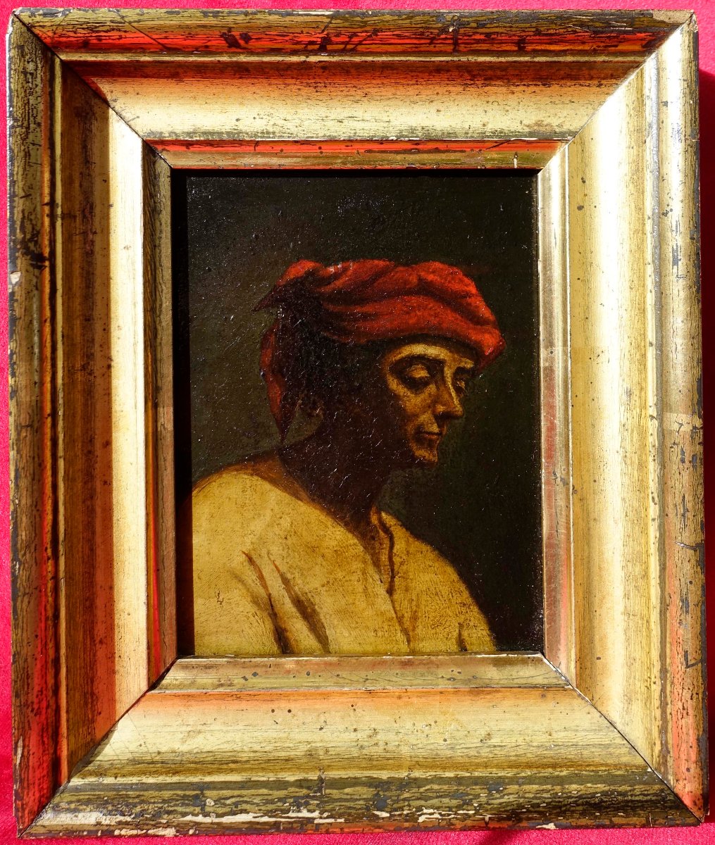 François-Gabriel Lépaulle (1804-1886) - Etude Miniature 1855 -