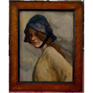 Emile Berchmans 1925 - Sportive - Portrait Art-déco - 