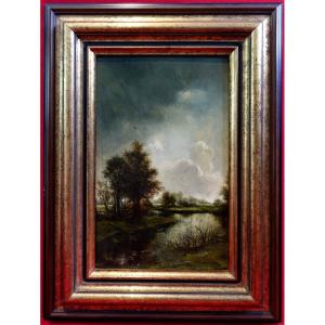 Léon Brunin (1861-1949) - Landscape 1885 -