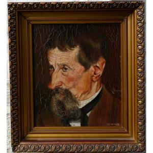 Louis Michel Bernard – Small Provençal Portrait 1910 -