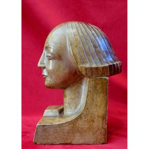 Jan Anceunis (1896-1973) - Pensive 1926 - Studio Plaster -