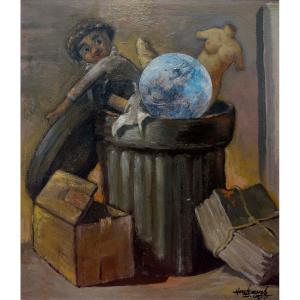 Jack Horckmans (1930-2000) - A la Poubelle! 1960 -