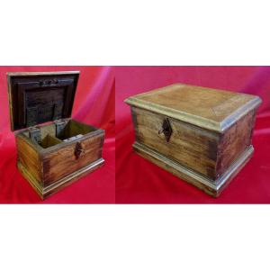 Petit Coffre 1880 - Clé et Serrure d'Origine -