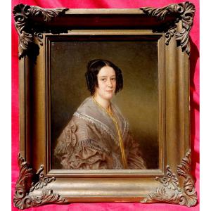 Portrait Of Frederika Carolina Zimmerman Eyben (1809–1875)
