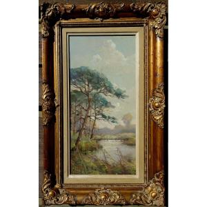 Garstin Cox (1892-1933) - Bord de Rivière 1920 -