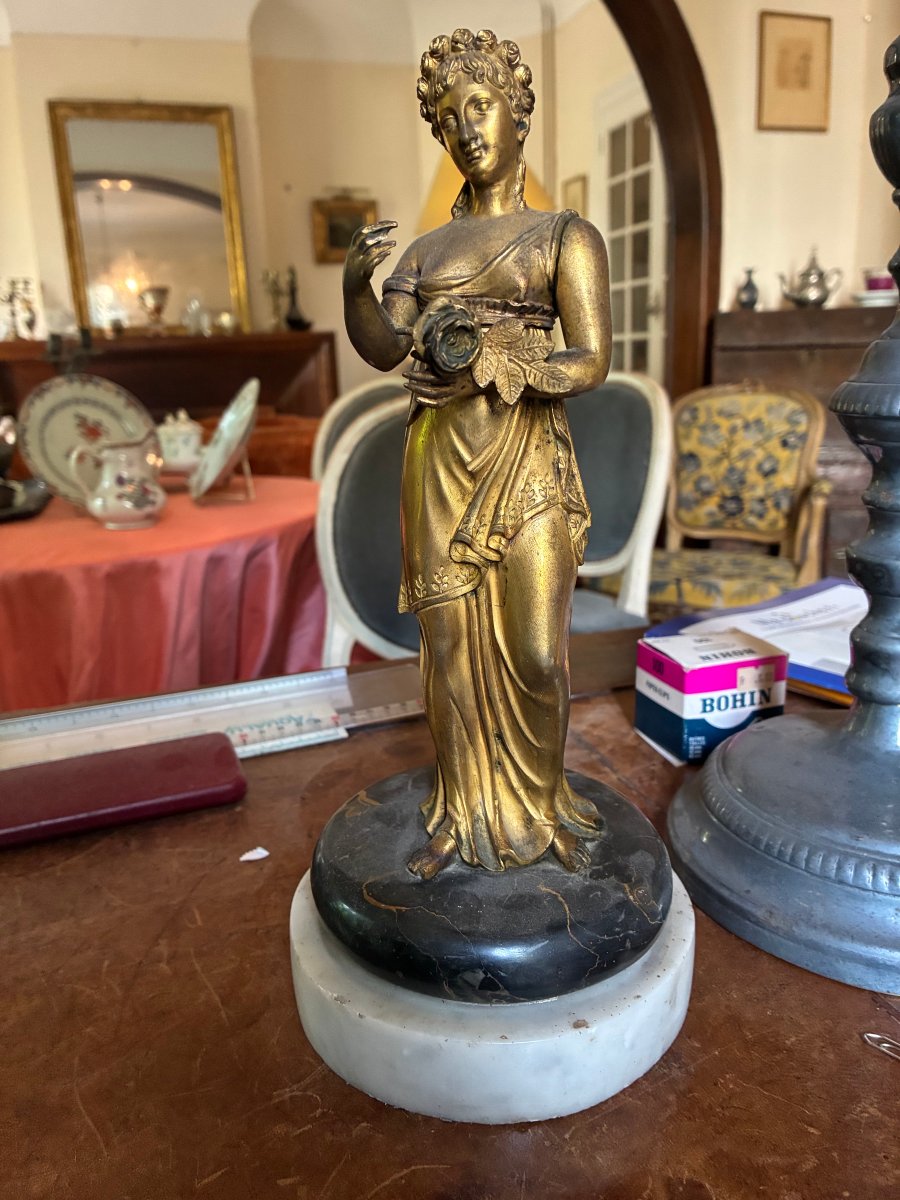 Magnifique Bronze doré d'époque Directoire -photo-2