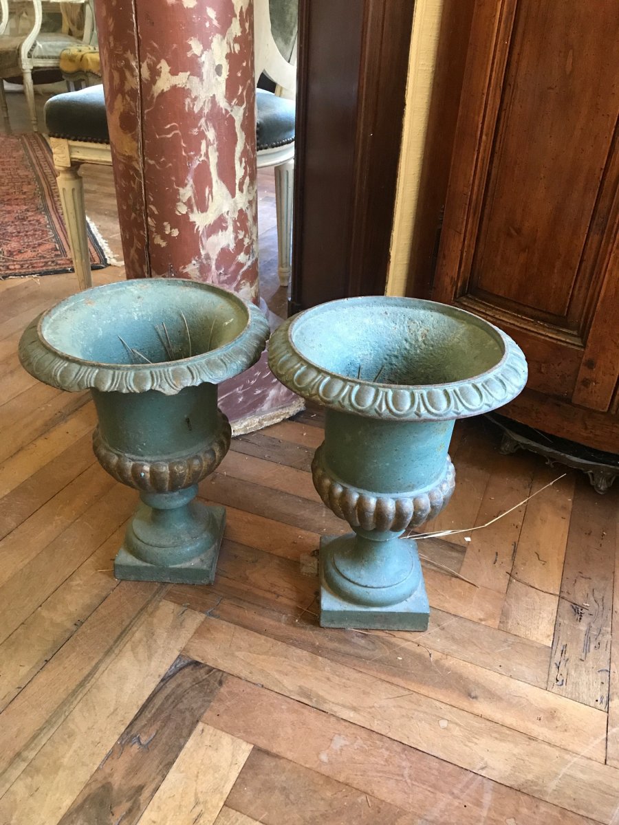 Paire De Vases Médicis