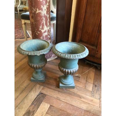 Paire De Vases Médicis