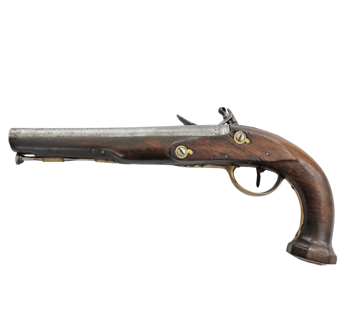  French Napoleonic Mameluke Flintlock Pistol-photo-3