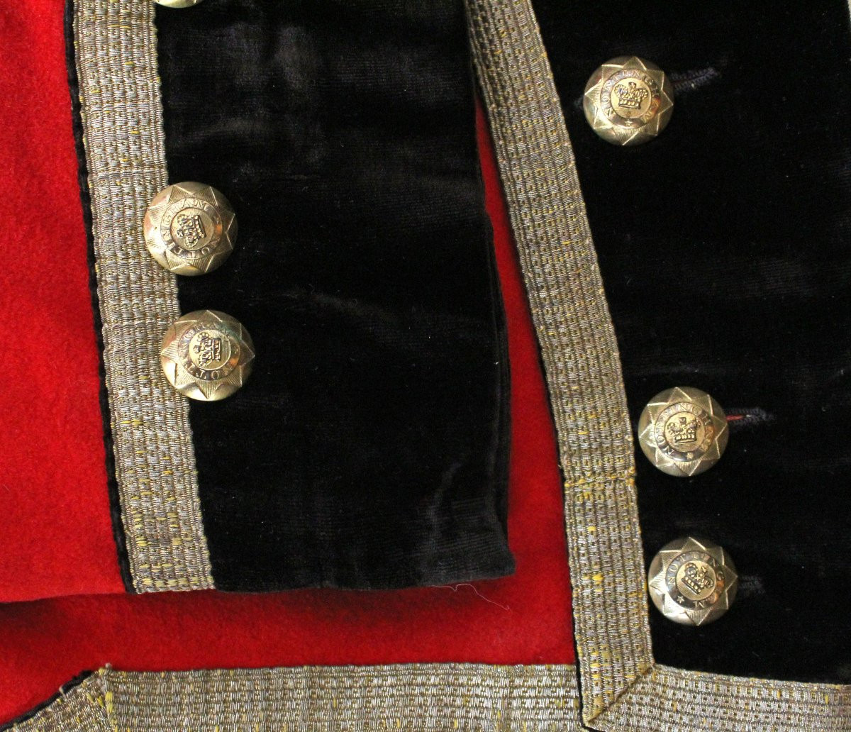  Officiers Anglais du Nottinghamshire Manteau de 1803-photo-5