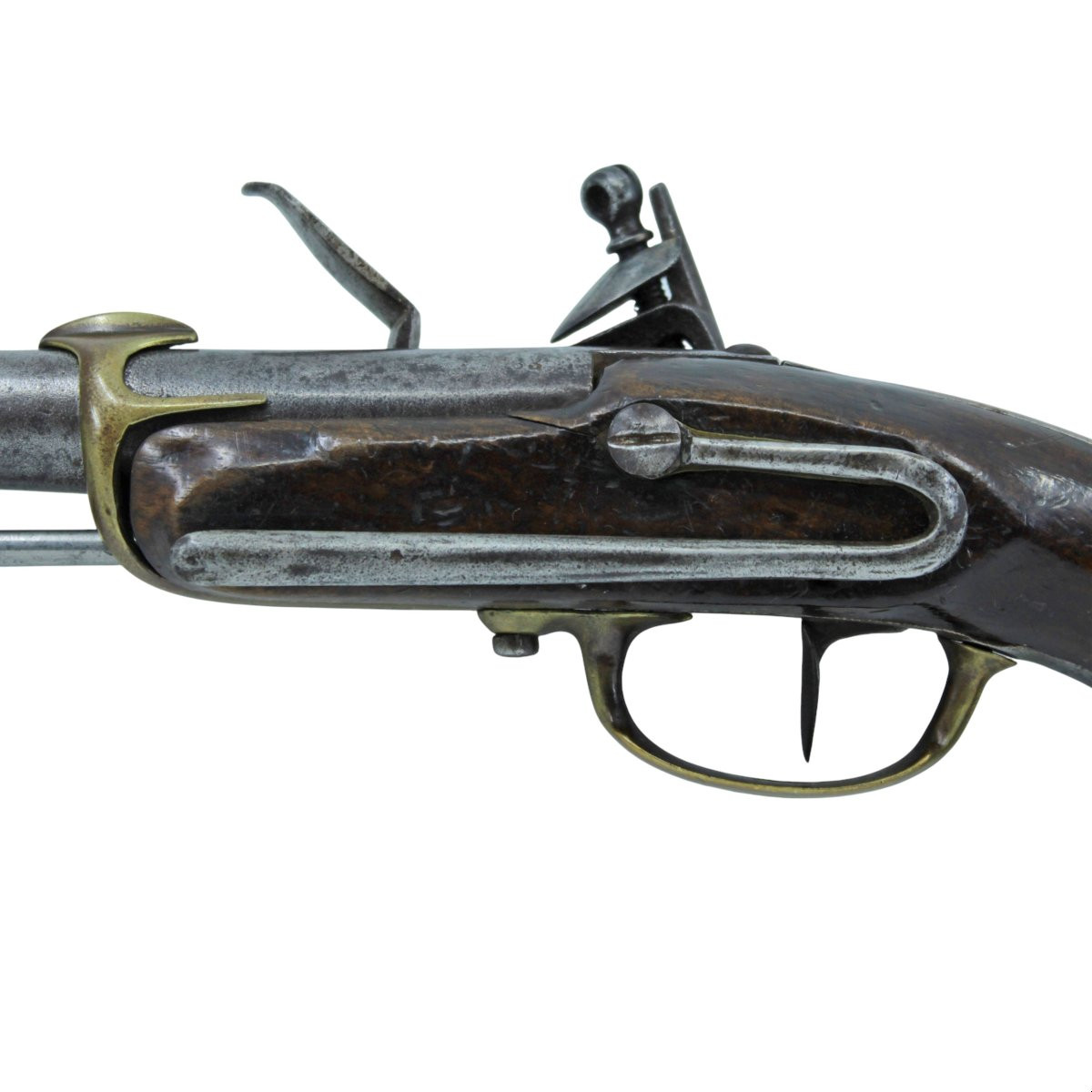 French Navy Flintlock Pistol, Model 1799-photo-4