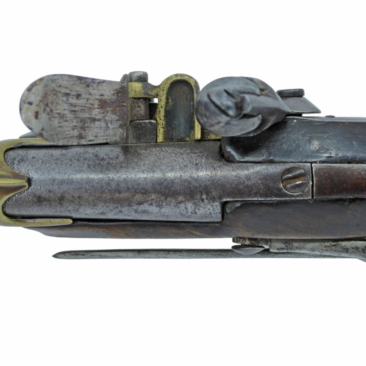 French Navy Flintlock Pistol, Model 1799-photo-2