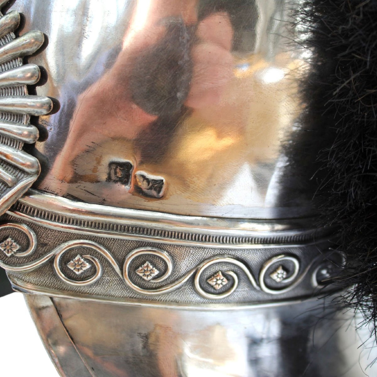 French 1814 Model Garde Nationale à Cheval Helmet-photo-4