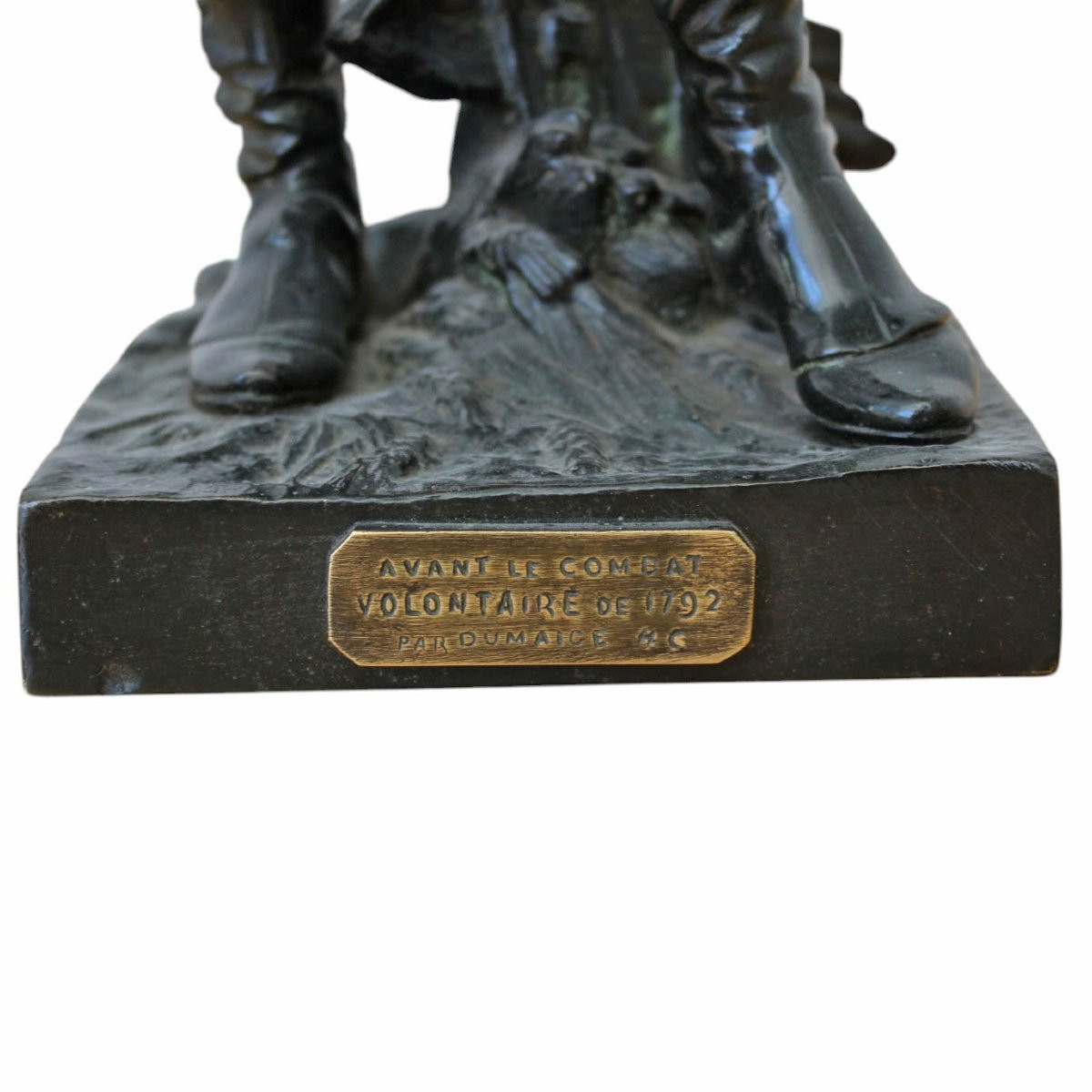 Paire De Bronzes d'infanterie Française Par H Dumiage-photo-4