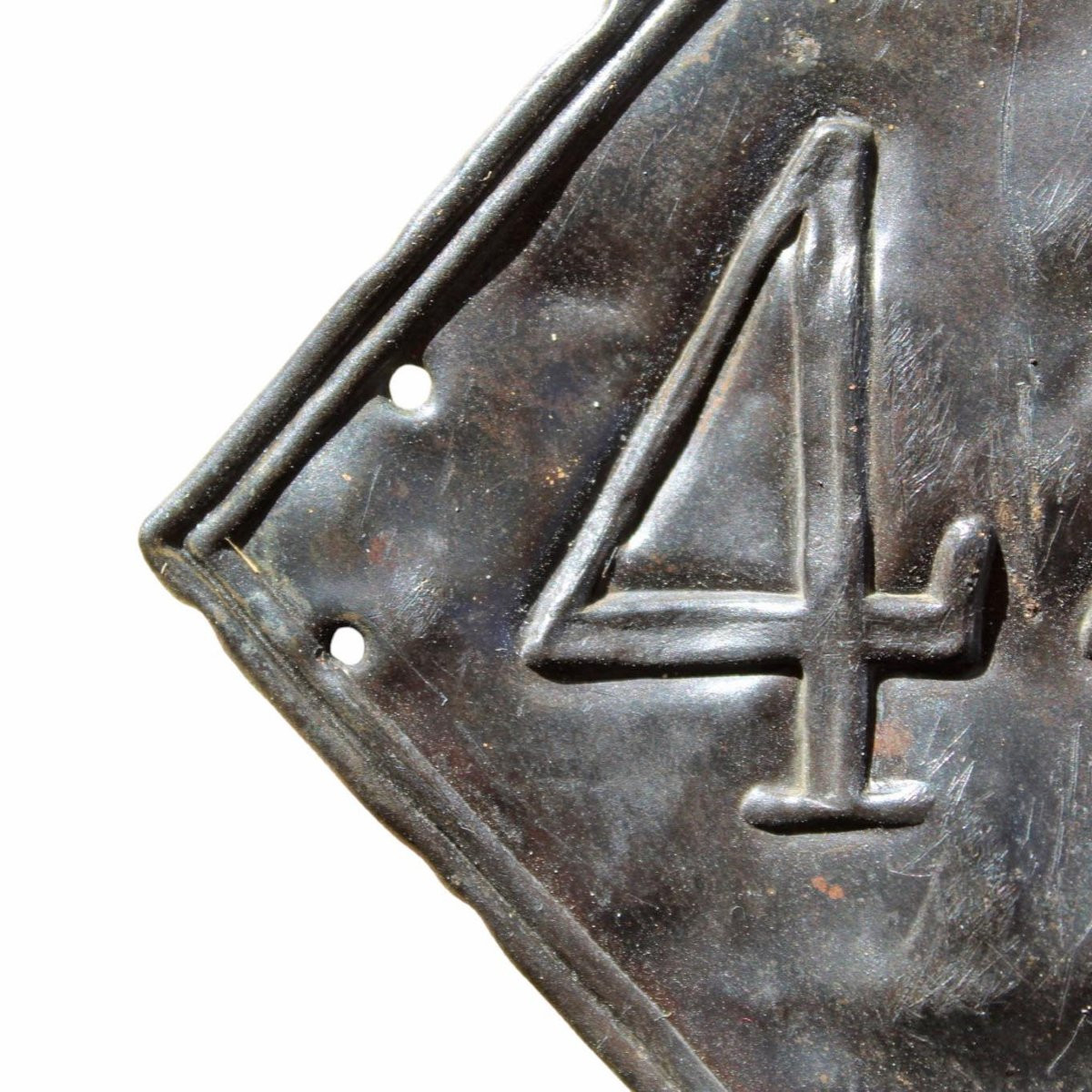 Plaque de shako d'infanterie française modèle 1810-photo-3