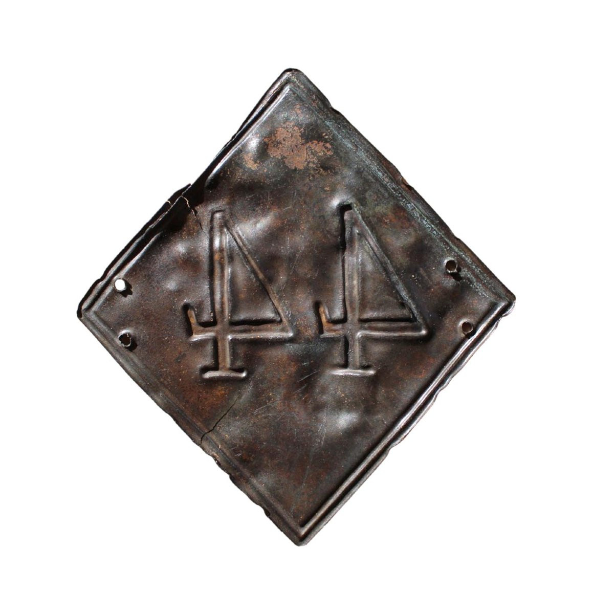 Plaque de shako d'infanterie française modèle 1810-photo-4