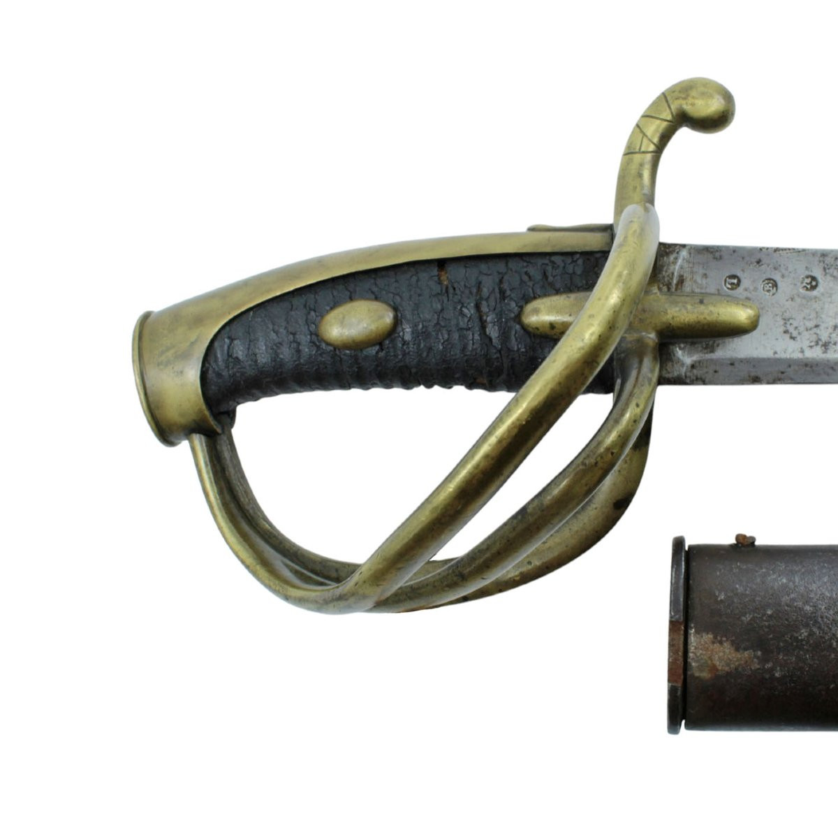 French Napoleonic An IX Light Cavalry Sword-photo-7