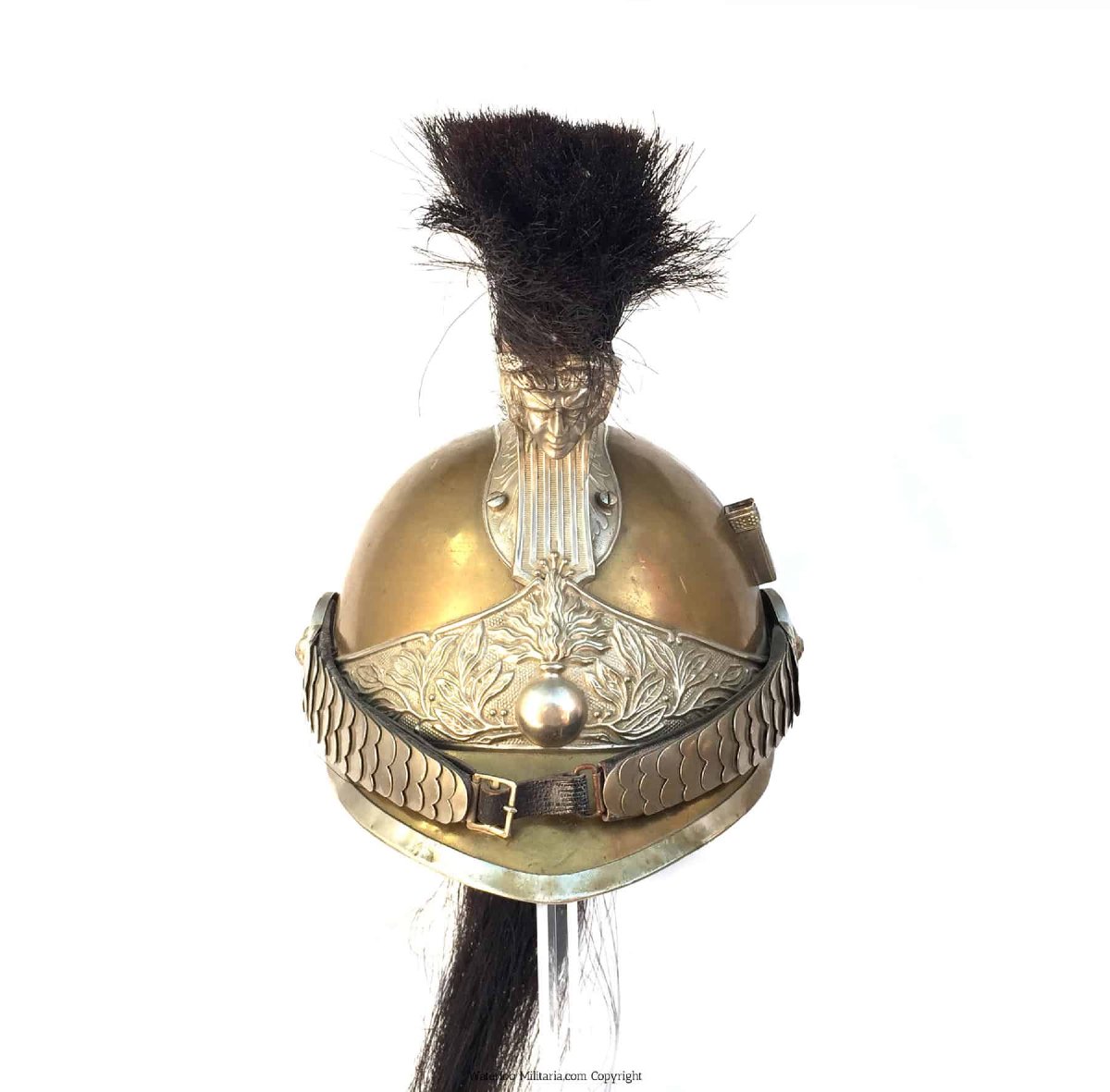 Casque de Gendarmerie montée Modèle 1913-photo-3