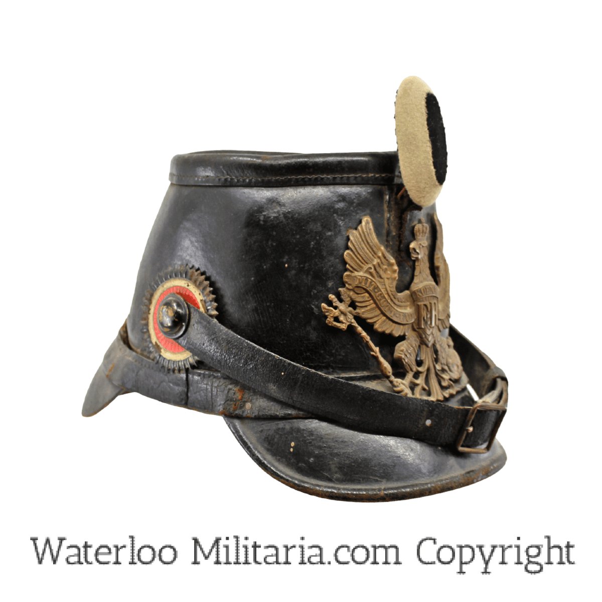 Shako Allemand Impérial Jager endommagé au combat-photo-3