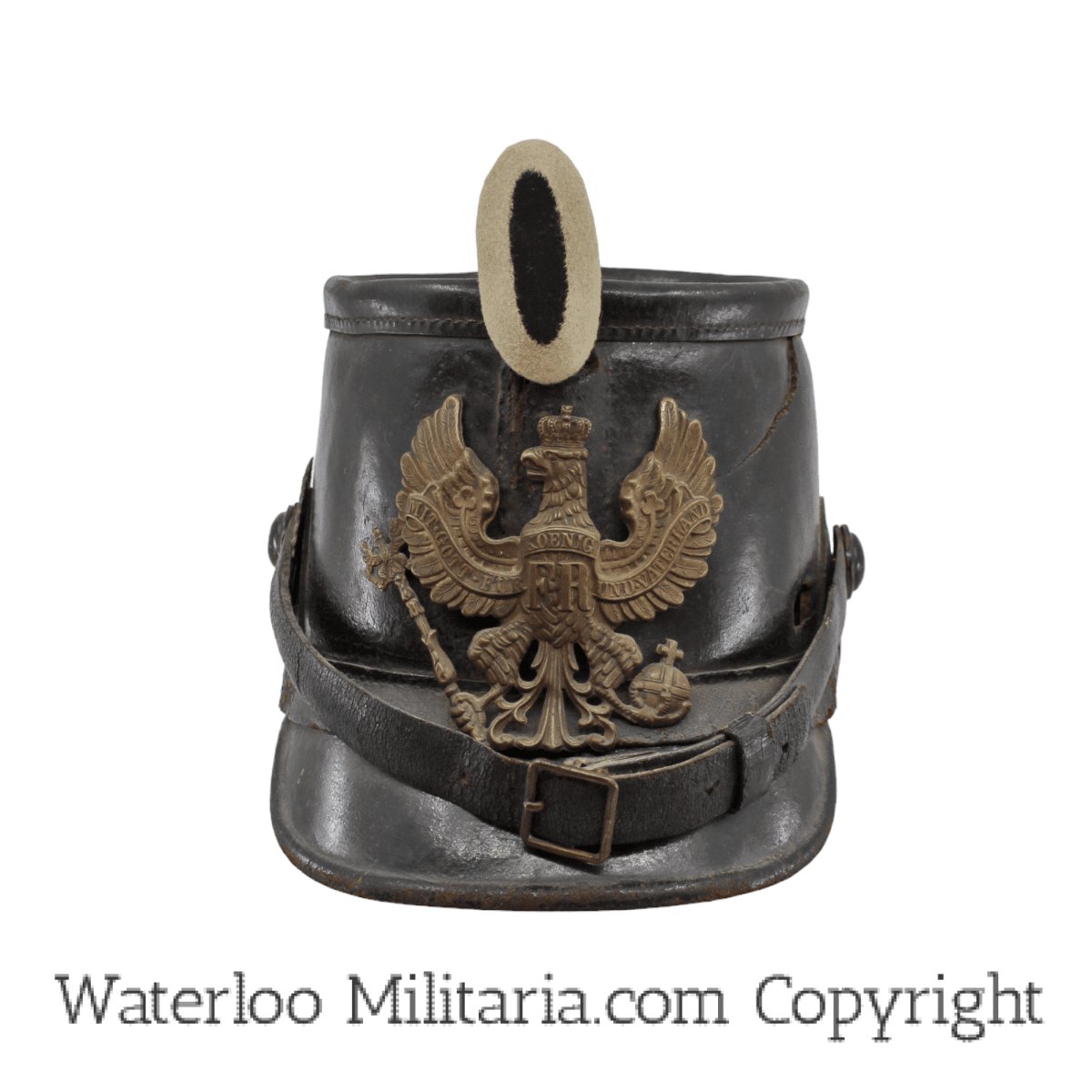 Shako Allemand Impérial Jager endommagé au combat-photo-4