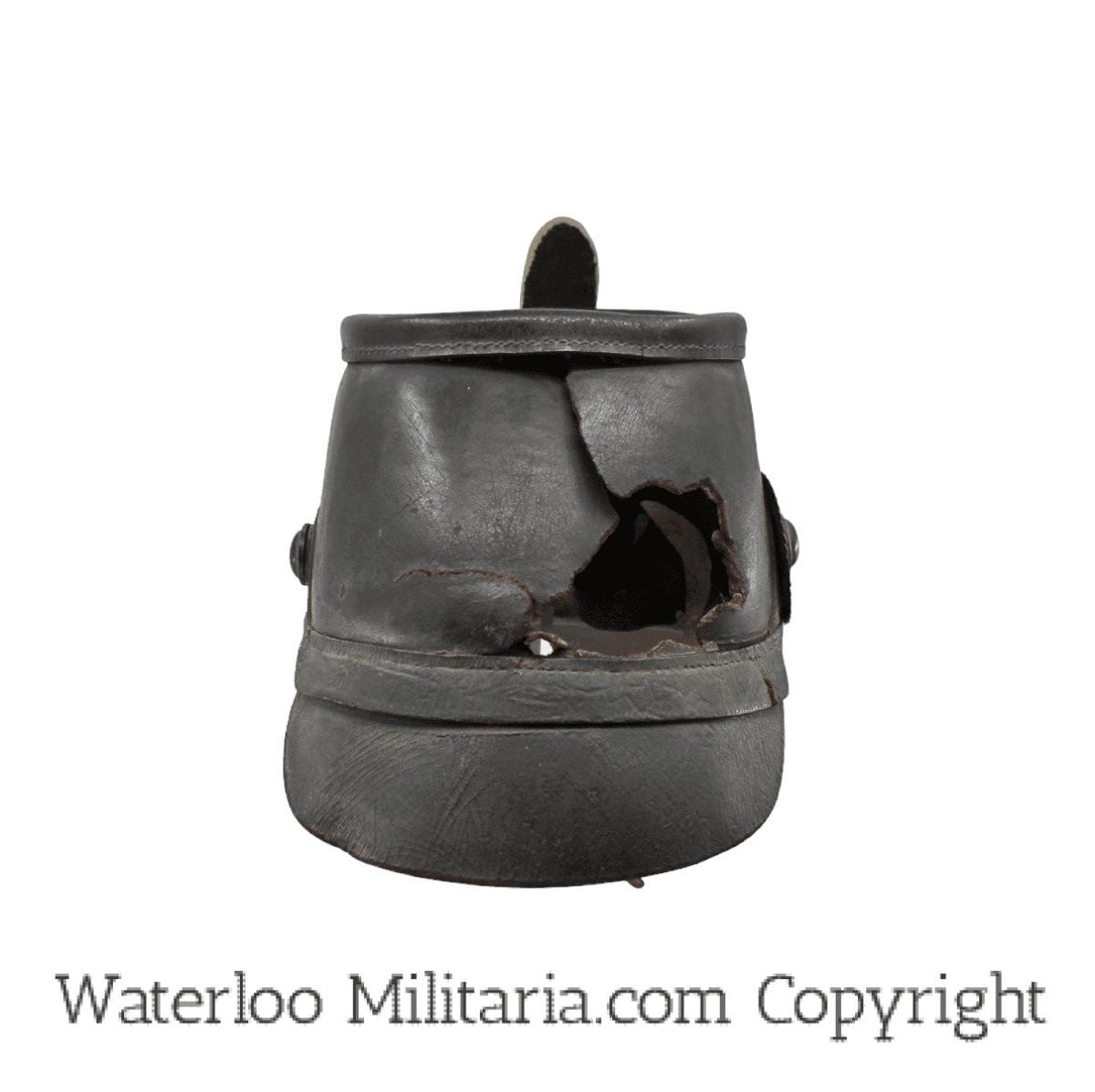 Shako Allemand Impérial Jager endommagé au combat-photo-1