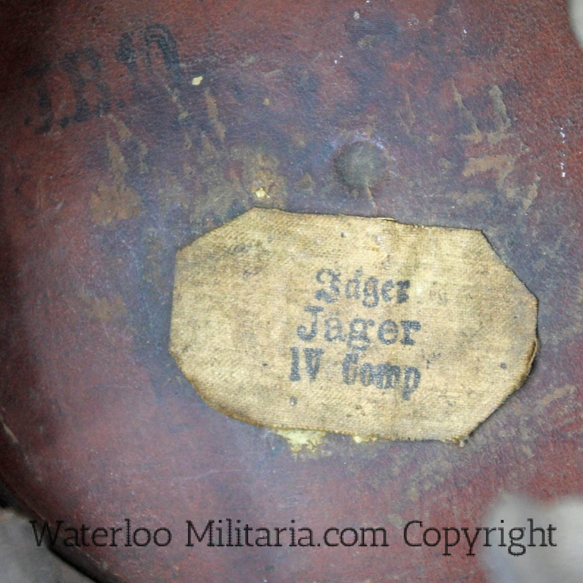 Shako Allemand Impérial Jager endommagé au combat-photo-5