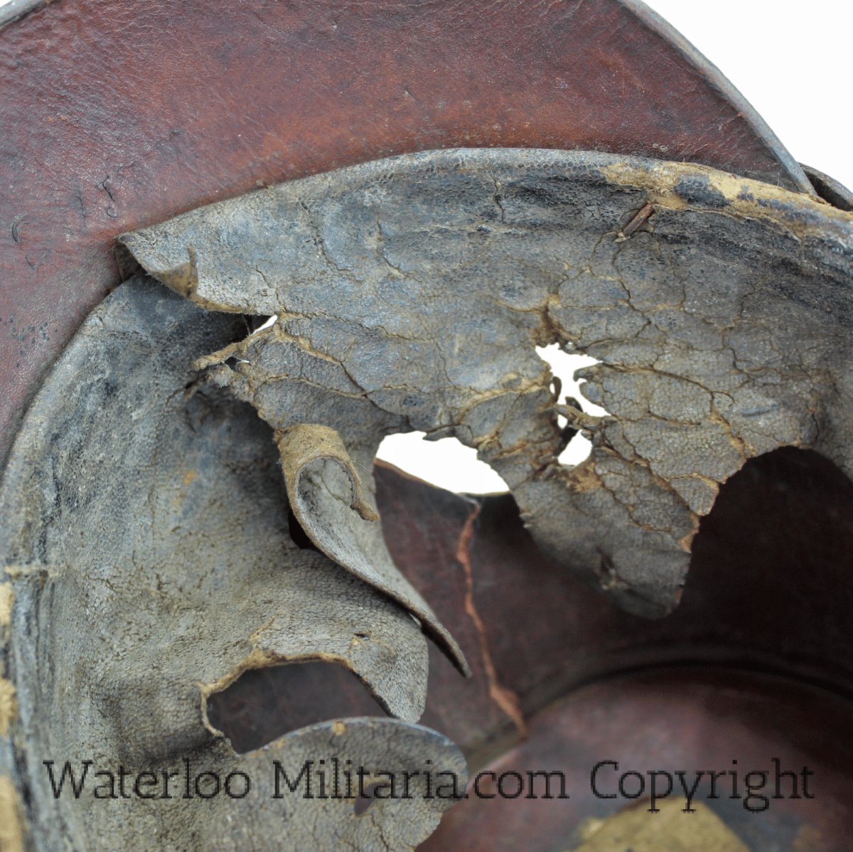 Shako Allemand Impérial Jager endommagé au combat-photo-6