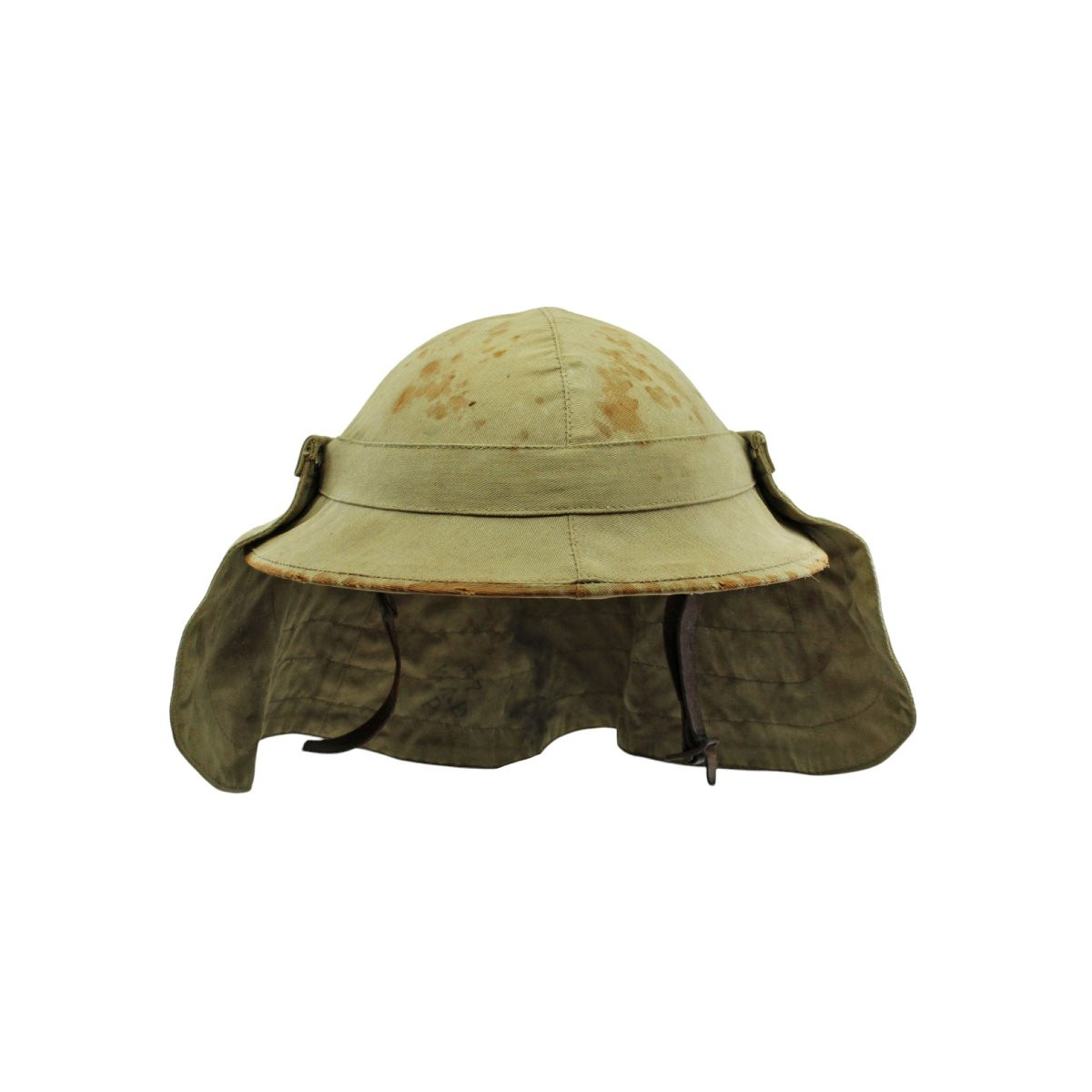 First World War British Helmet And Cover-photo-2