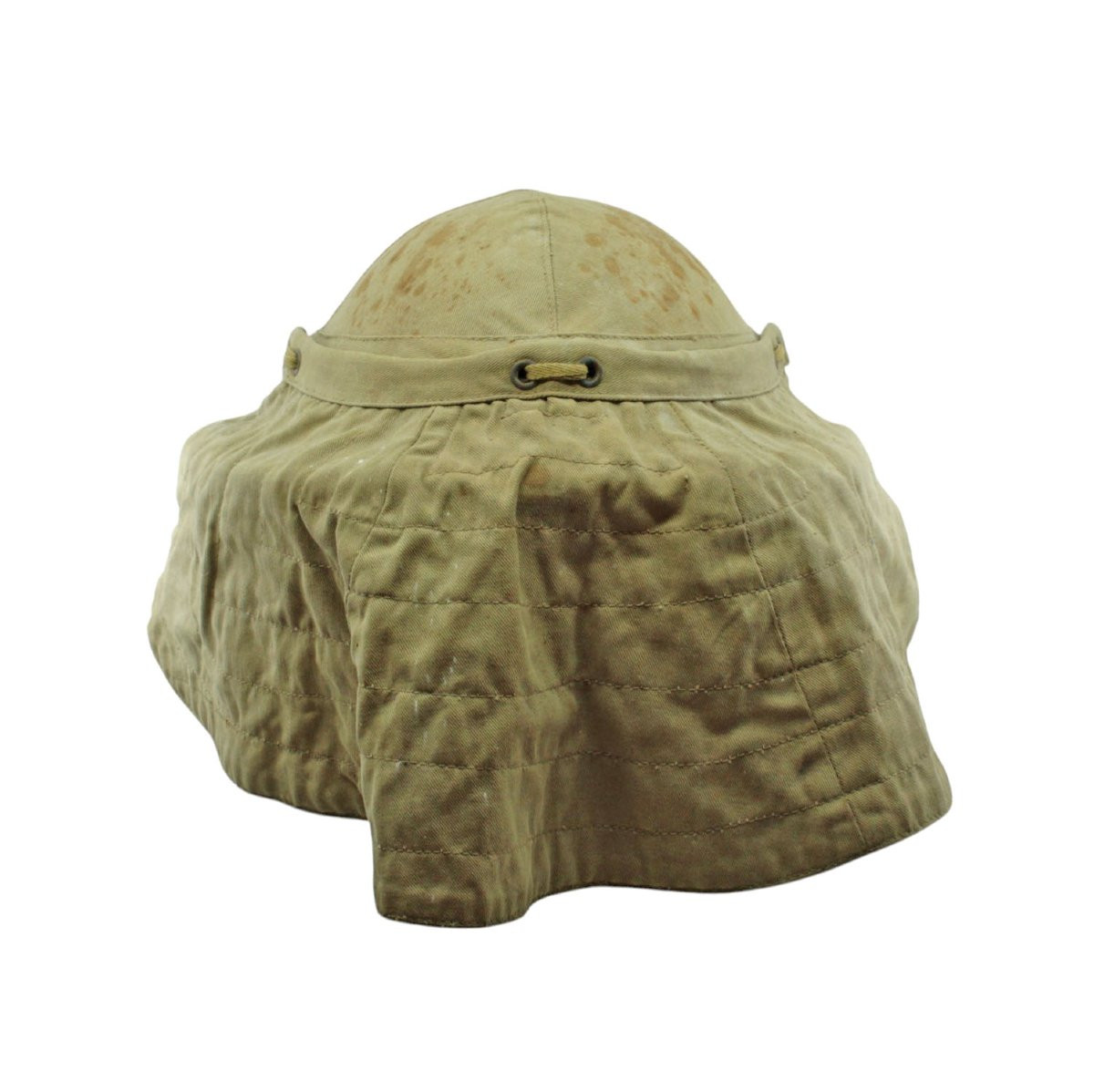 First World War British Helmet And Cover-photo-4