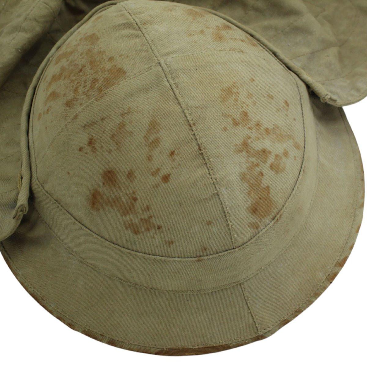 First World War British Helmet And Cover-photo-3