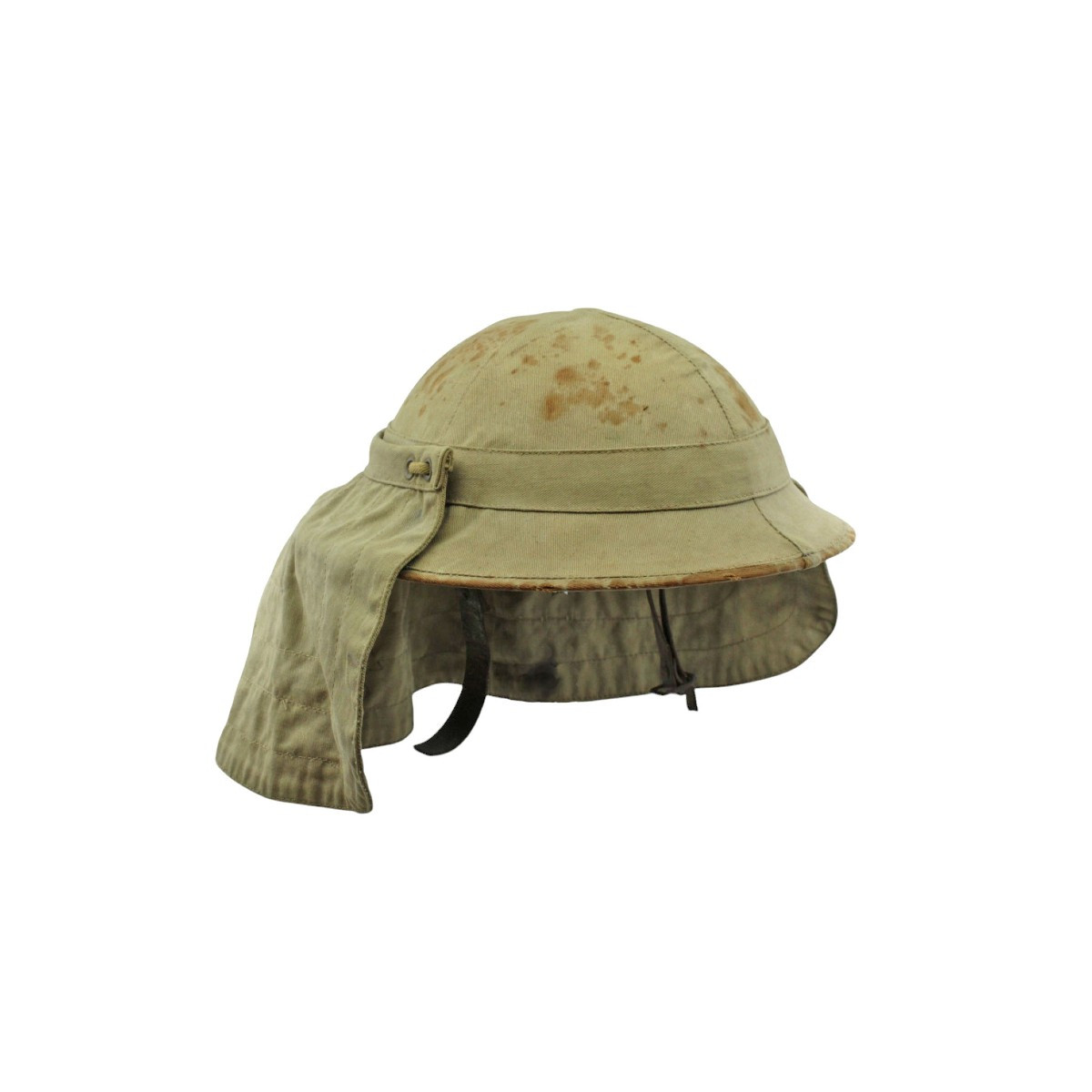 First World War British Helmet And Cover