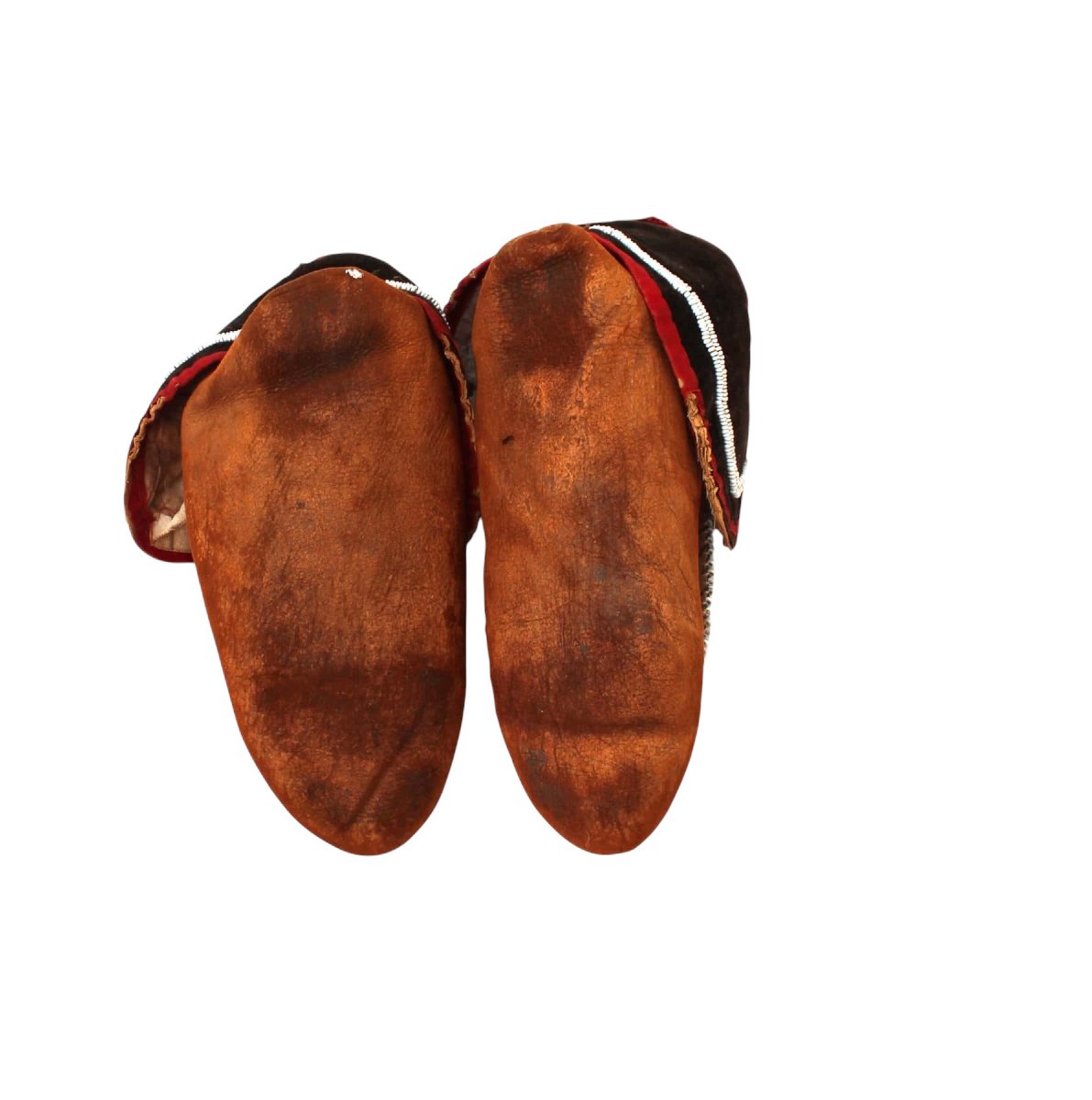 Early Native American Indian Moccasins-photo-4
