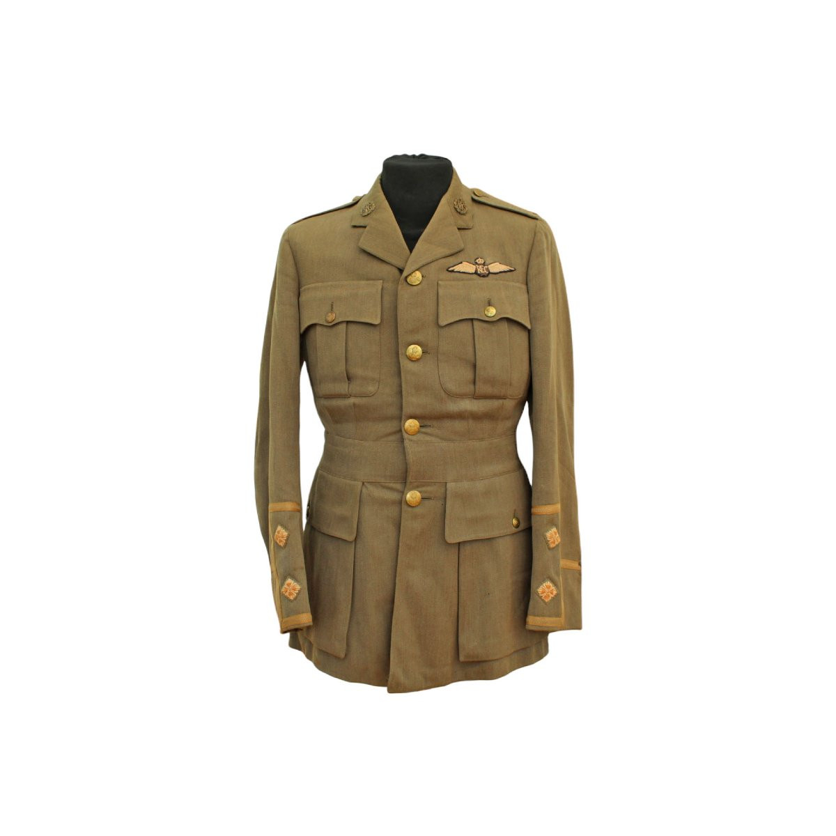 Ww1 Canadian Rfc Cuff Rank Tunic-photo-4
