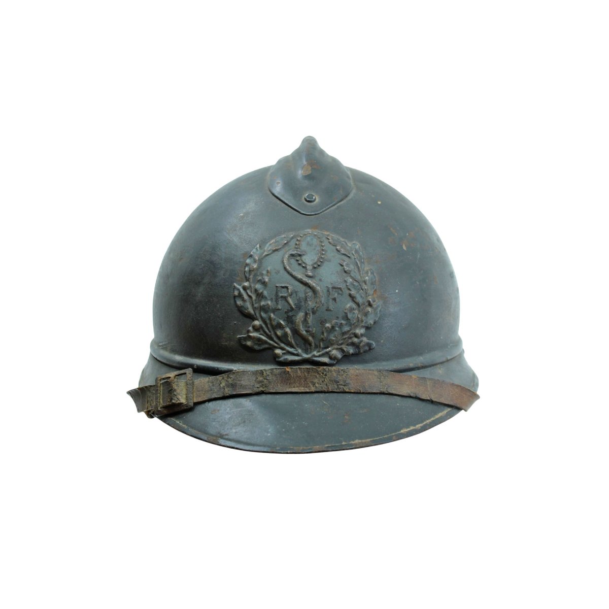 Casque médical Français Adrian de la Première Guerre mondiale-photo-3