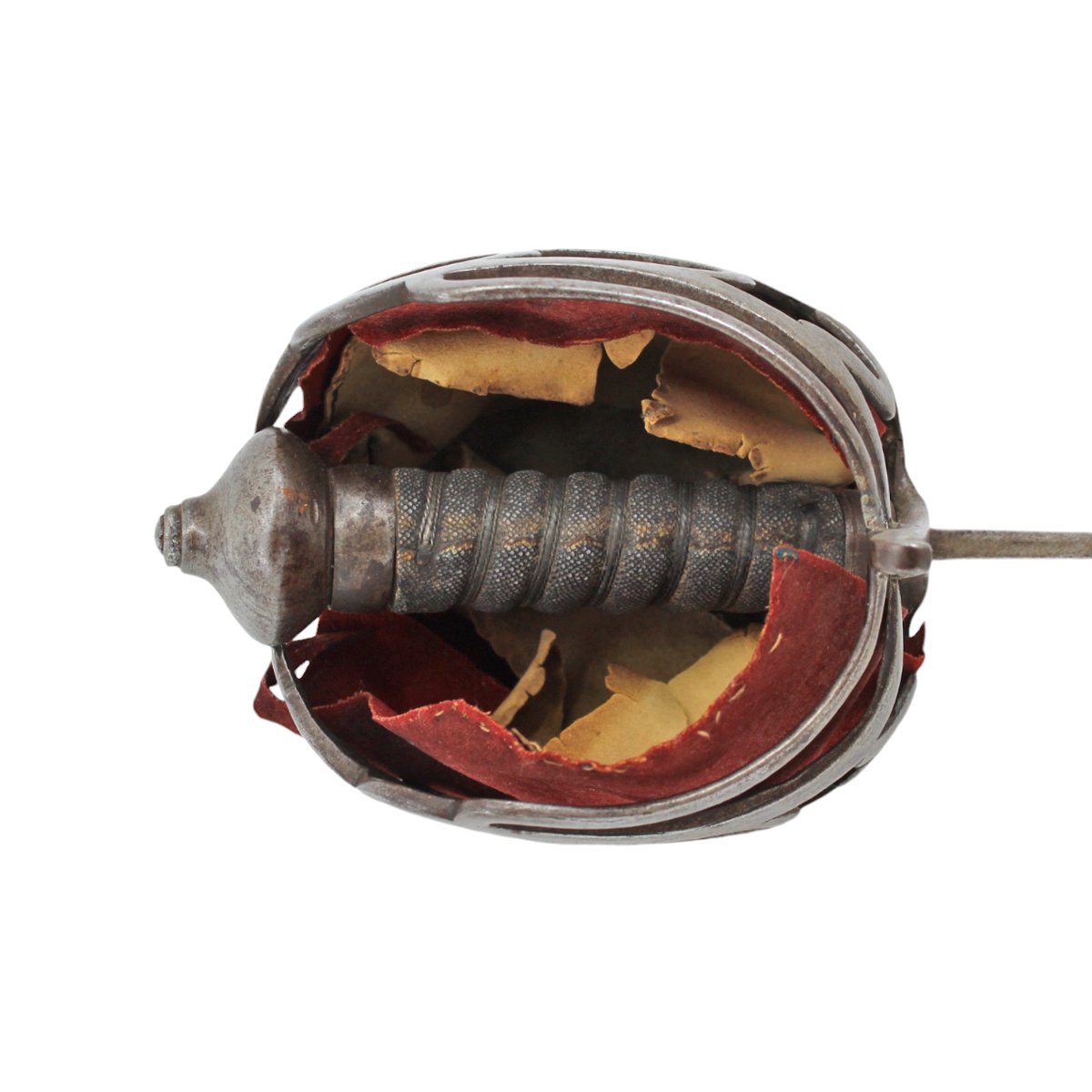  Scottish Officer's Ribbon Hilt Basket Sword -photo-2