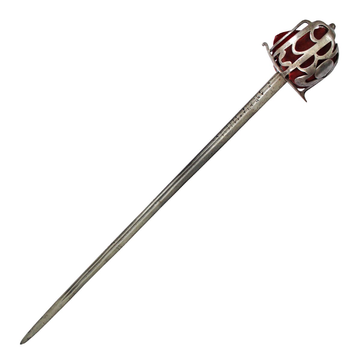  Scottish Officer's Ribbon Hilt Basket Sword -photo-6