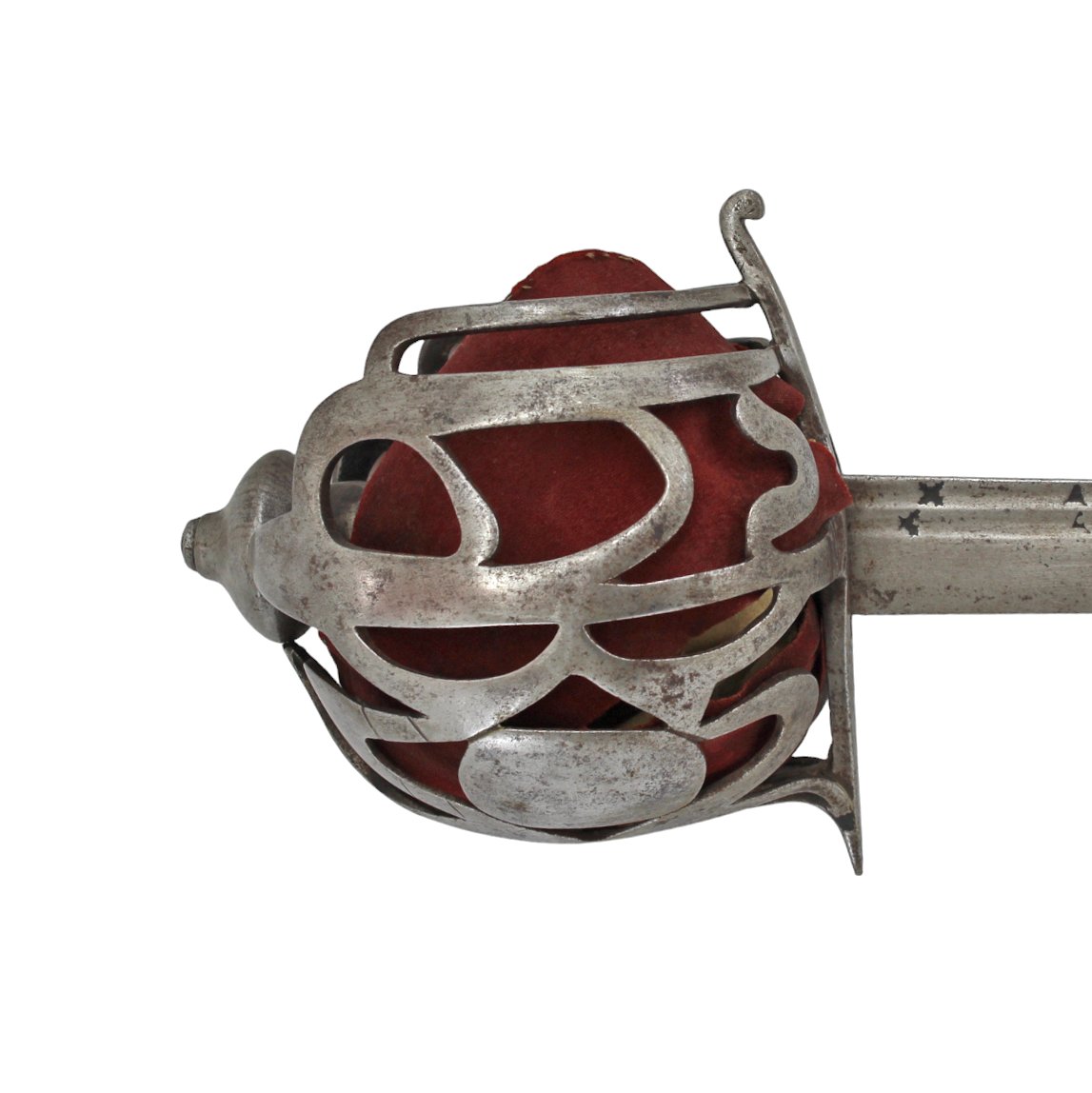  Scottish Officer's Ribbon Hilt Basket Sword 