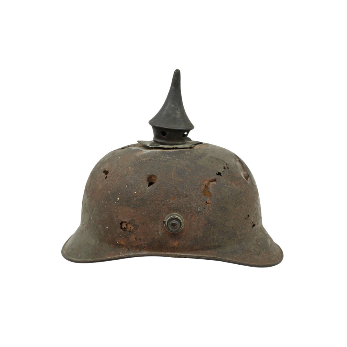 Ersatz Steel-spiked Helmet From Imperial Germany During World War I-photo-3