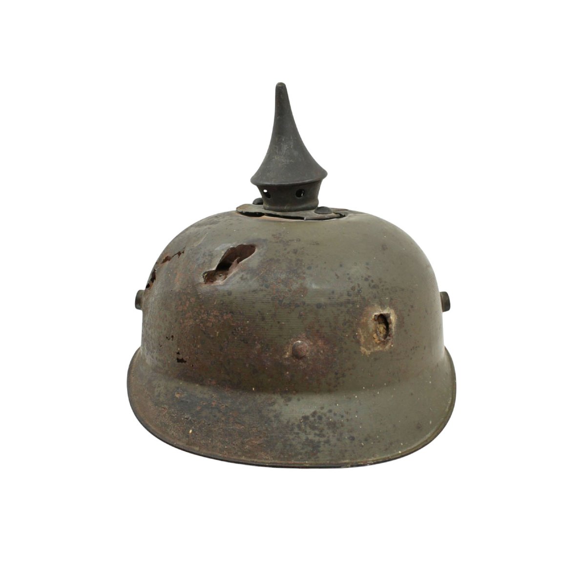 Ersatz Steel-spiked Helmet From Imperial Germany During World War I-photo-4