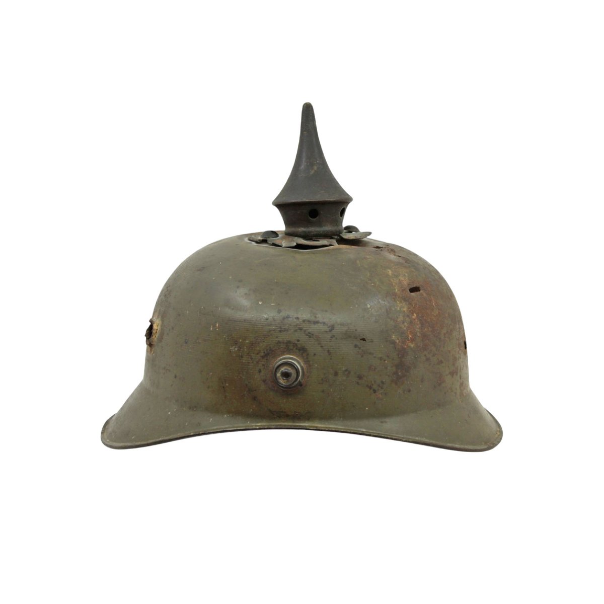 Ersatz Steel-spiked Helmet From Imperial Germany During World War I-photo-3