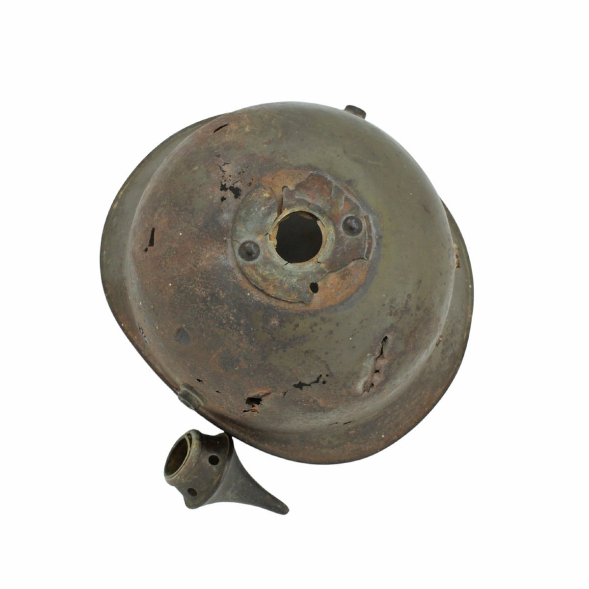 Ersatz Steel-spiked Helmet From Imperial Germany During World War I-photo-5