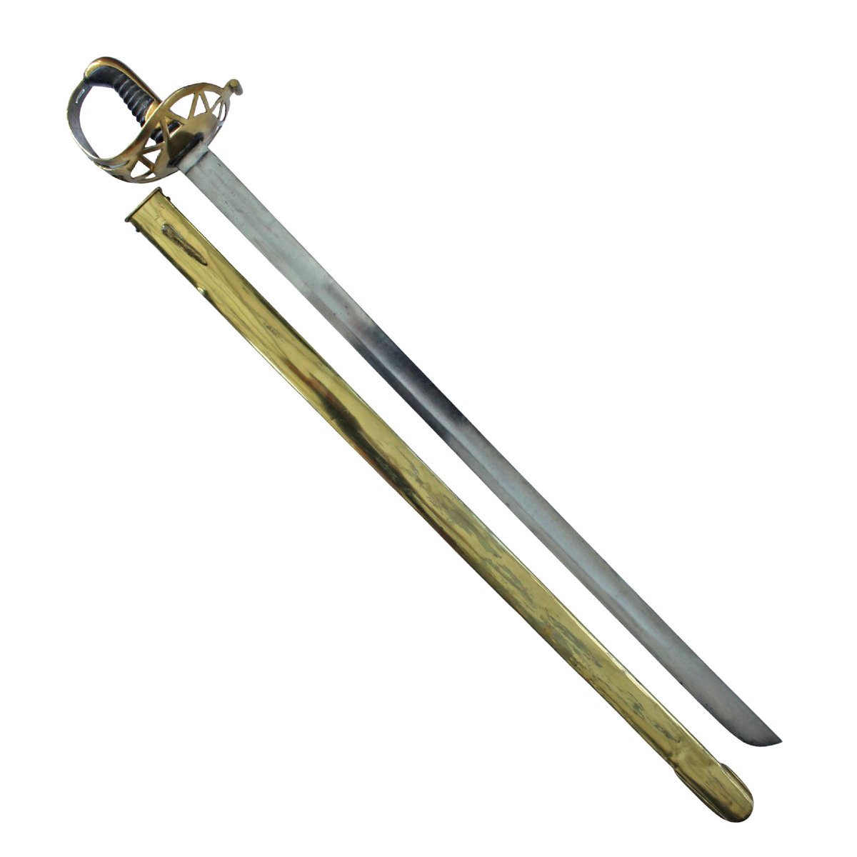 British Lifeguard Sabre, Model 1796, With A Disc- Hilt-photo-2