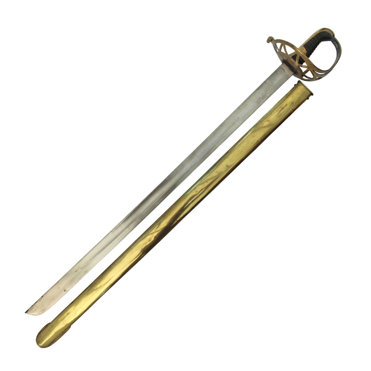 British Lifeguard Sabre, Model 1796, With A Disc- Hilt-photo-4